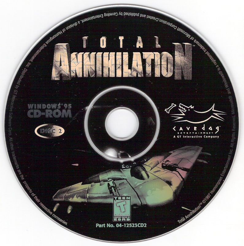 Total Annihilation Disc 1-2 Microsoft Windows PC CD-PC Gamez USA