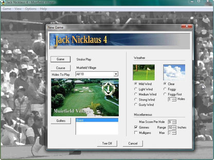 Jack Nicklaus 4 Microsoft Windows PC CD-PC Gamez USA