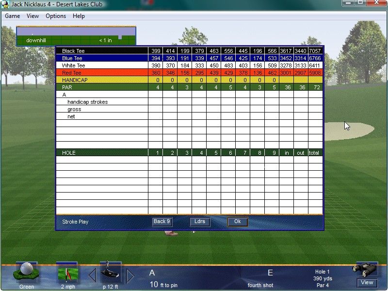 Jack Nicklaus 4 Microsoft Windows PC CD-PC Gamez USA