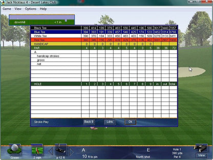 Jack Nicklaus 4 Microsoft Windows PC CD-PC Gamez USA