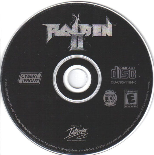 Raiden II Microsoft Windows PC CD-PC Gamez USA
