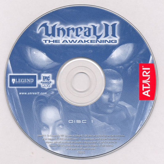 Unreal II The Awakening Special Edition Disc 1-3 Microsoft Windows PC CD-PC Gamez USA