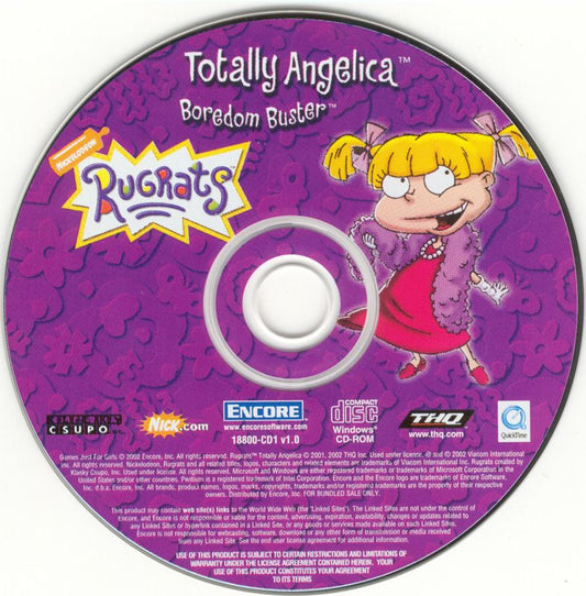 Totally Angelica Boredom Buster Microsoft Windows PC CD-PC Gamez USA