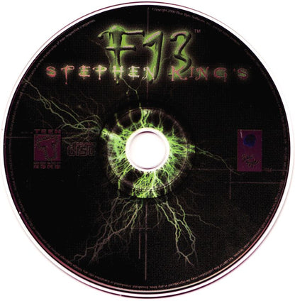 Stephen King's F13 Ctrl, Alt, ...Shiver Microsoft Windows PC CD-PC Gamez USA