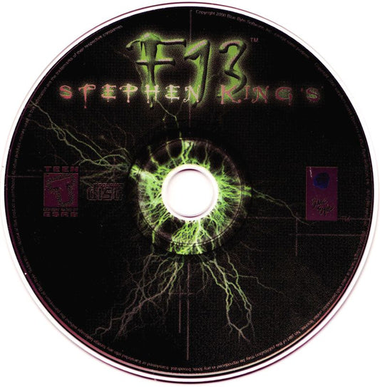 Stephen King's F13 Ctrl, Alt, ...Shiver Microsoft Windows PC CD-PC Gamez USA