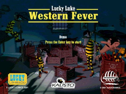 Lucky Luke - Western Fever Microsoft Windows PC CD-PC Gamez USA