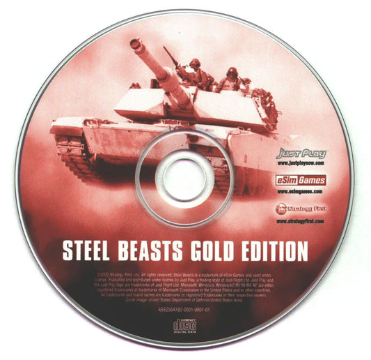 Steel Beasts Gold Edition Microsoft Windows PC CD-PC Gamez USA