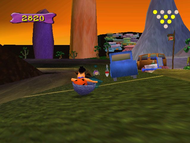 The Flintstones Bedrock Bowling Microsoft Windows PC CD-PC Gamez USA