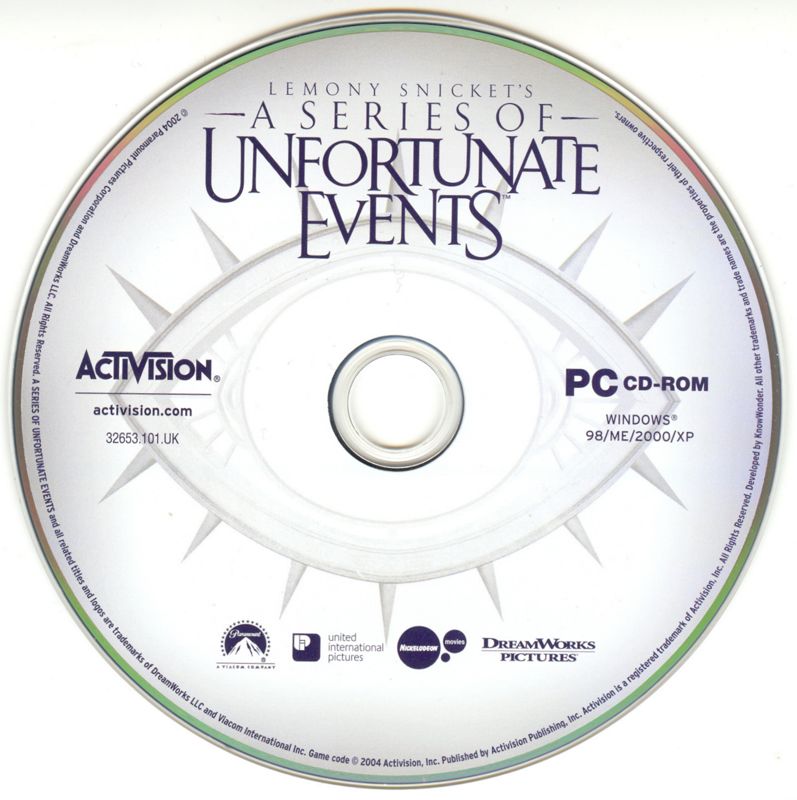 Lemony Snicket's A Series of Unfortunate Events Microsoft Windows PC CD-PC Gamez USA