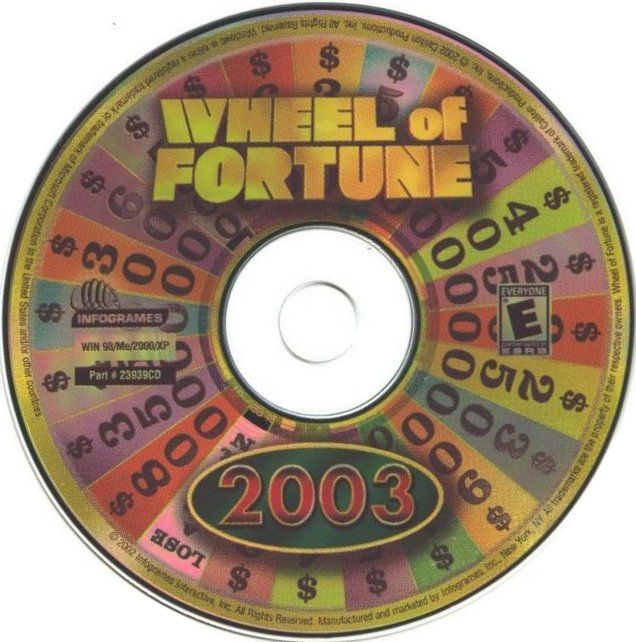 Wheel Of Fortune 2003 Microsoft Windows PC CD-PC Gamez USA