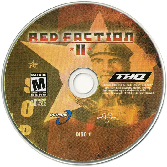 Red Faction II Disc 1-2 Microsoft Windows PC CD-PC Gamez USA