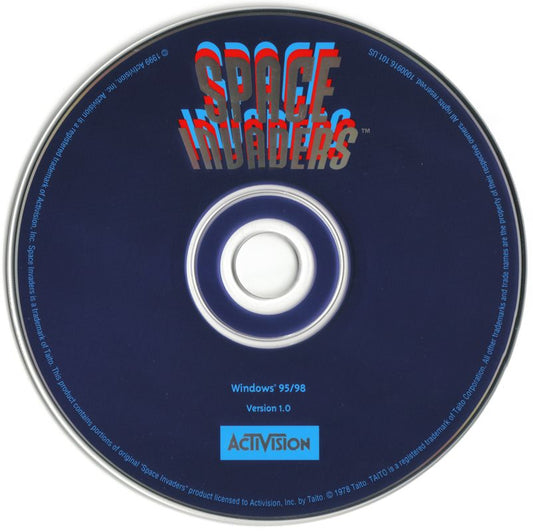 Space Invaders Microsoft Windows PC CD-PC Gamez USA