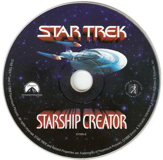 Star Trek Starship Creator Microsoft Windows PC CD-PC Gamez USA