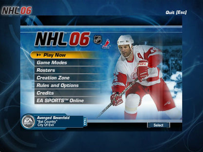 NHL 06 Microsoft Windows PC CD-PC Gamez USA