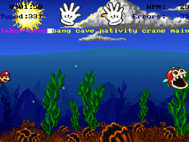 Mario Teaches Typing 2 Microsoft Windows PC CD-PC Gamez USA