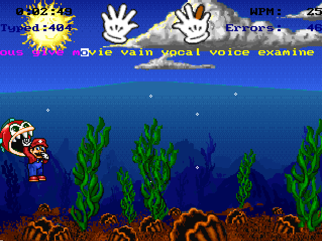 Mario Teaches Typing 2 Microsoft Windows PC CD-PC Gamez USA