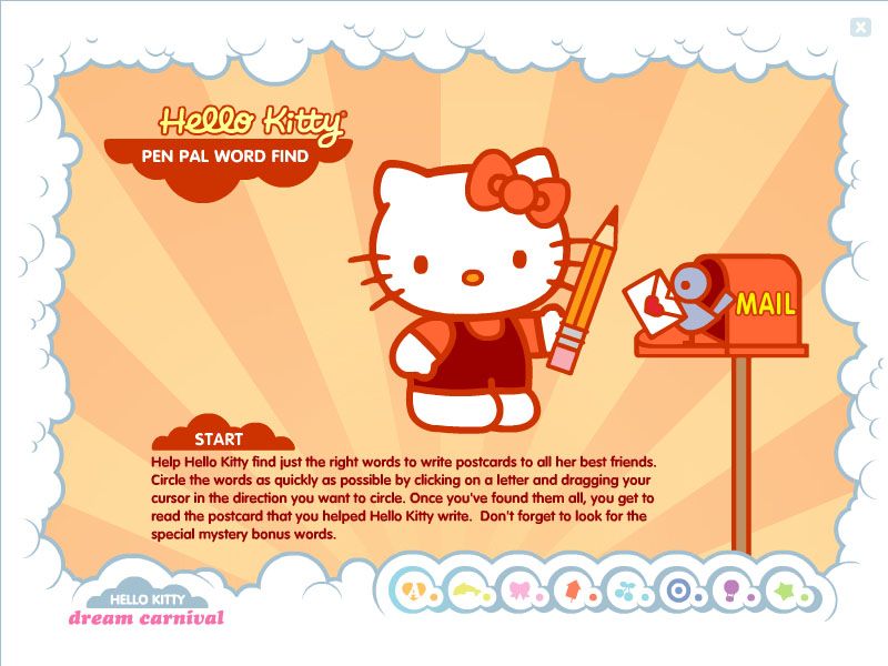 Hello Kitty Dream Carnival Microsoft Windows PC CD-PC Gamez USA