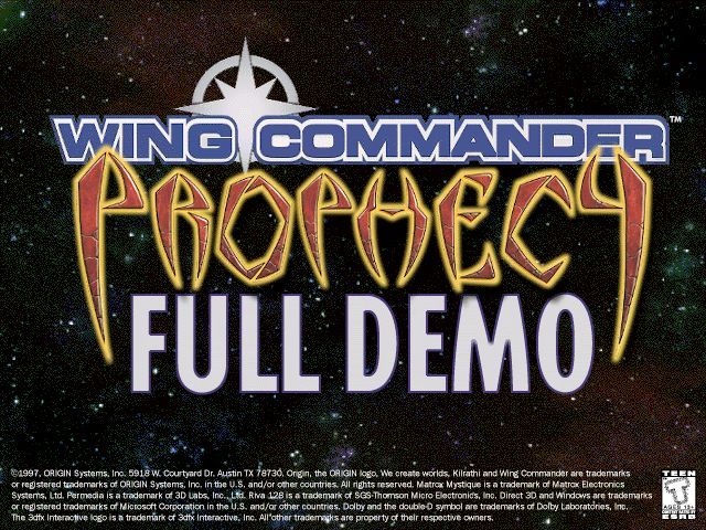 Wing Commander Prophecy Disc 1-3 Microsoft Windows PC CD-PC Gamez USA