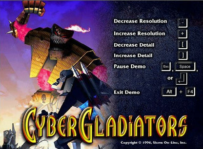 Cyber Gladiators Microsoft Windows PC CD-PC Gamez USA