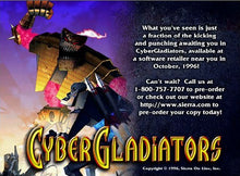 Cyber Gladiators Microsoft Windows PC CD-PC Gamez USA