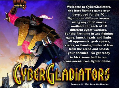 Cyber Gladiators Microsoft Windows PC CD-PC Gamez USA