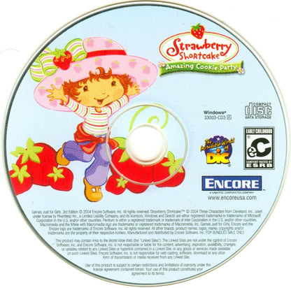 Strawberry Shortcake Amazing Cookie Party Microsoft Windows PC CD-PC Gamez USA