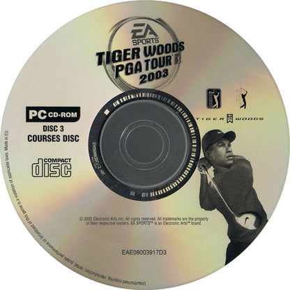 Tiger Woods PGA Tour 2003 Disc 1-3 Microsoft Windows PC CD-PC Gamez USA
