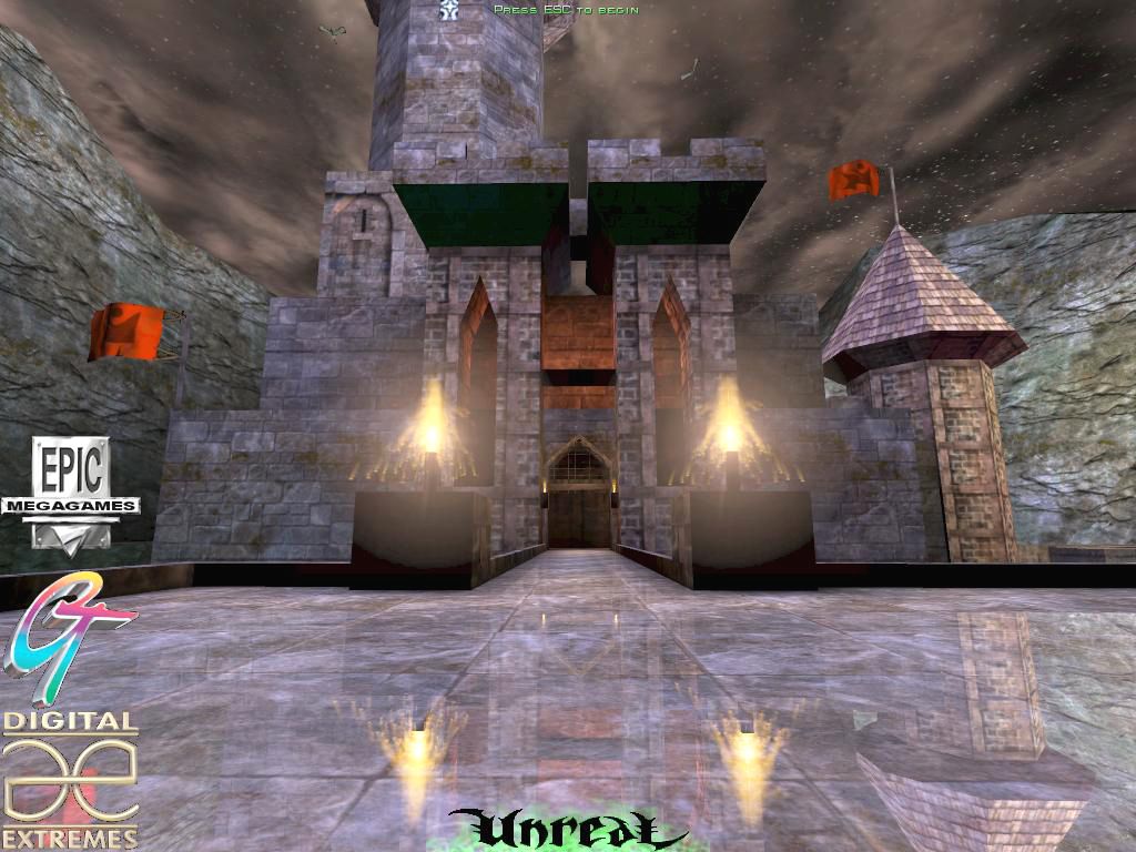 Unreal 1998 Microsoft Windows PC CD Epic Games-PC Gamez USA