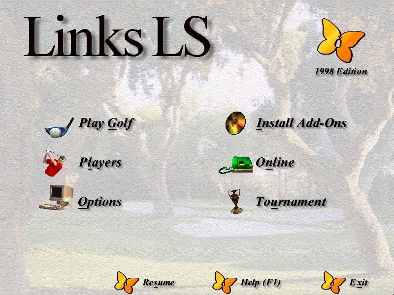 Links LS - 1998 Edition Disc 1-4 Microsoft Windows PC CD-PC Gamez USA