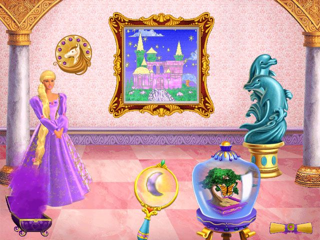 Barbie as Rapunzel A Creative Adventure Microsoft Windows PC CD-PC Gamez USA
