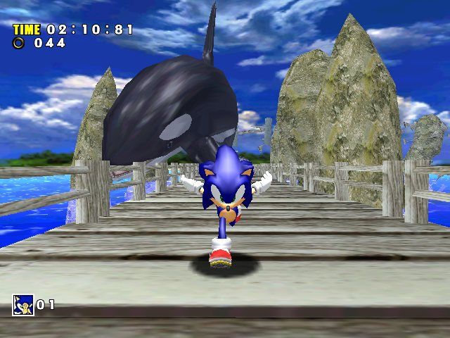 Sonic Adventure DX Disc 1-2 Microsoft Windows PC CD-PC Gamez USA