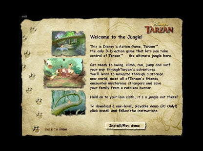 Tarzan Microsoft Windows PC CD-PC Gamez USA