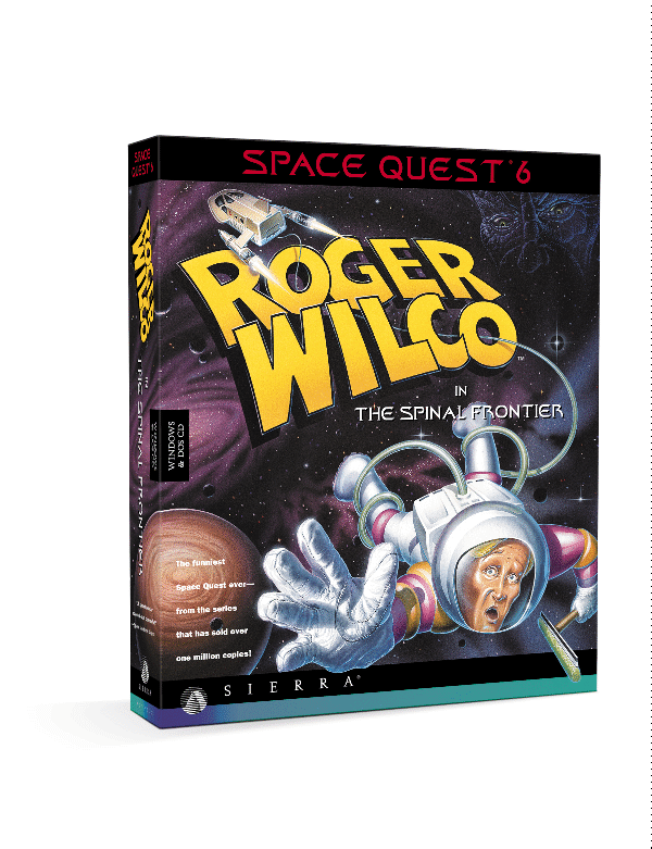 Space Quest 6 Roger Wilco The Spinal Frontier Microsoft Windows PC CD-PC Gamez USA