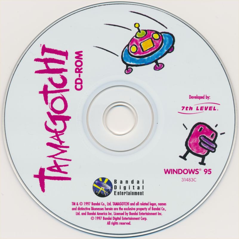 Tamagotchi CD-ROM Microsoft Windows PC CD-PC Gamez USA