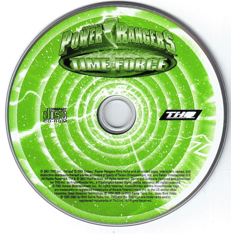 Power Rangers Time Force Microsoft Windows PC CD-PC Gamez USA