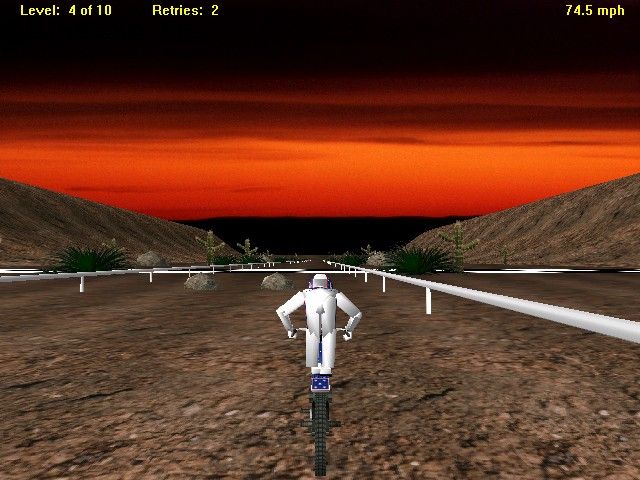 Evel Knievel Interactive Stunt Game Microsoft Windows PC CD-PC Gamez USA