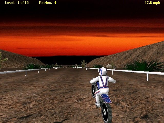 Evel Knievel Interactive Stunt Game Microsoft Windows PC CD-PC Gamez USA