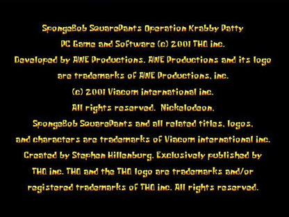 Spongebob Squarepants Operation Krabby Patty Microsoft Windows PC CD-PC Gamez USA
