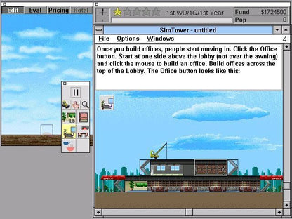 SimTower The Vertical Empire Microsoft Windows PC CD-PC Gamez USA
