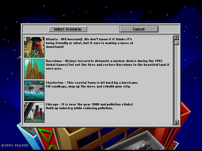 SimCity 2000 - Special Edition (1996) Microsoft Windows 3.X CD by PC Gamez USA