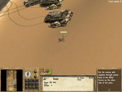 Desert Rats vs Afrika Korps Disc 1-2 Microsoft Windows PC CD-PC Gamez USA