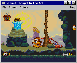Garfield - Caught in the Act Microsoft Windows PC CD-PC Gamez USA