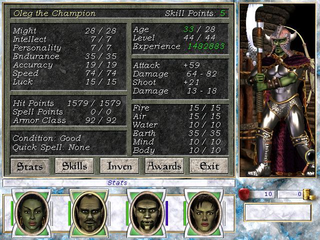 Might and Magic VII: For Blood and Honor Disc 1-2 Microsoft Windows PC CD-PC Gamez USA