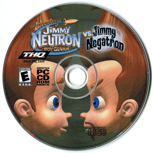 The Adventures of Jimmy Neutron Boy Genius Vs. Jimmy Negatron Microsoft Windows PC CD-PC Gamez USA