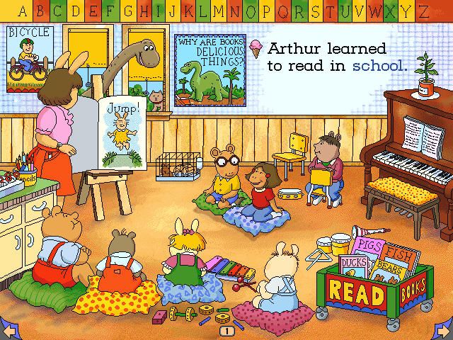 Arthur's Reading Race Microsoft Windows PC CD-PC Gamez USA