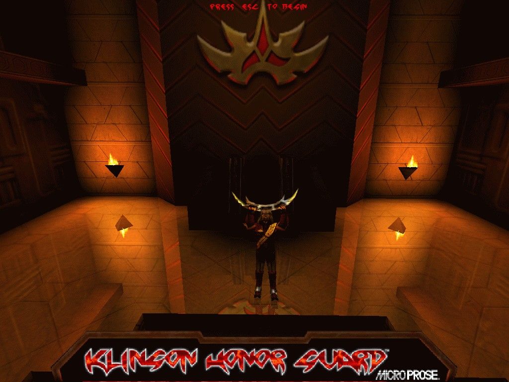 Star Trek The Next Generation Klingon Honor Guard Disc 1-2 Microsoft Windows PC CD-PC Gamez USA