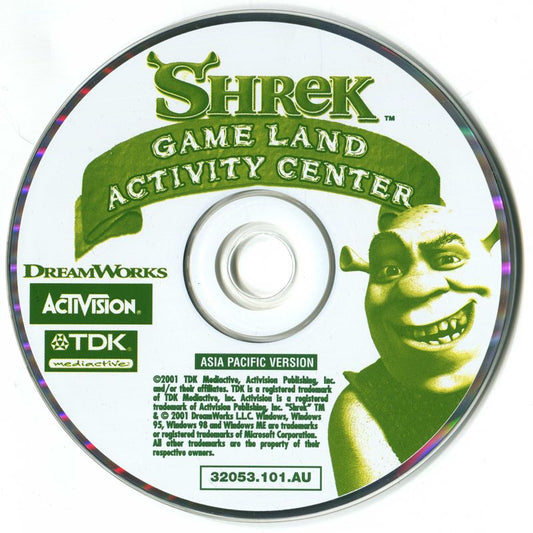 Shrek Game Land Activity Center Microsoft Windows PC CD-PC Gamez USA