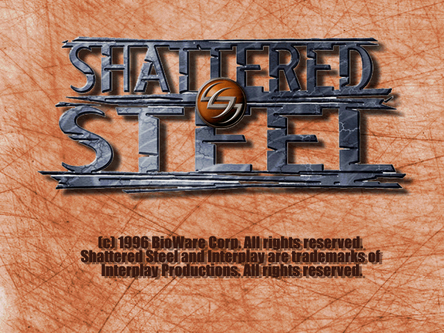 Shattered Steel 1996 Microsoft Windows PC CD MS-DOS Interplay Logicware-PC Gamez USA