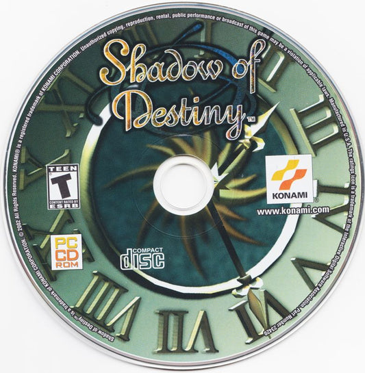 Shadow of Destiny Memories Microsoft Windows PC CD-PC Gamez USA