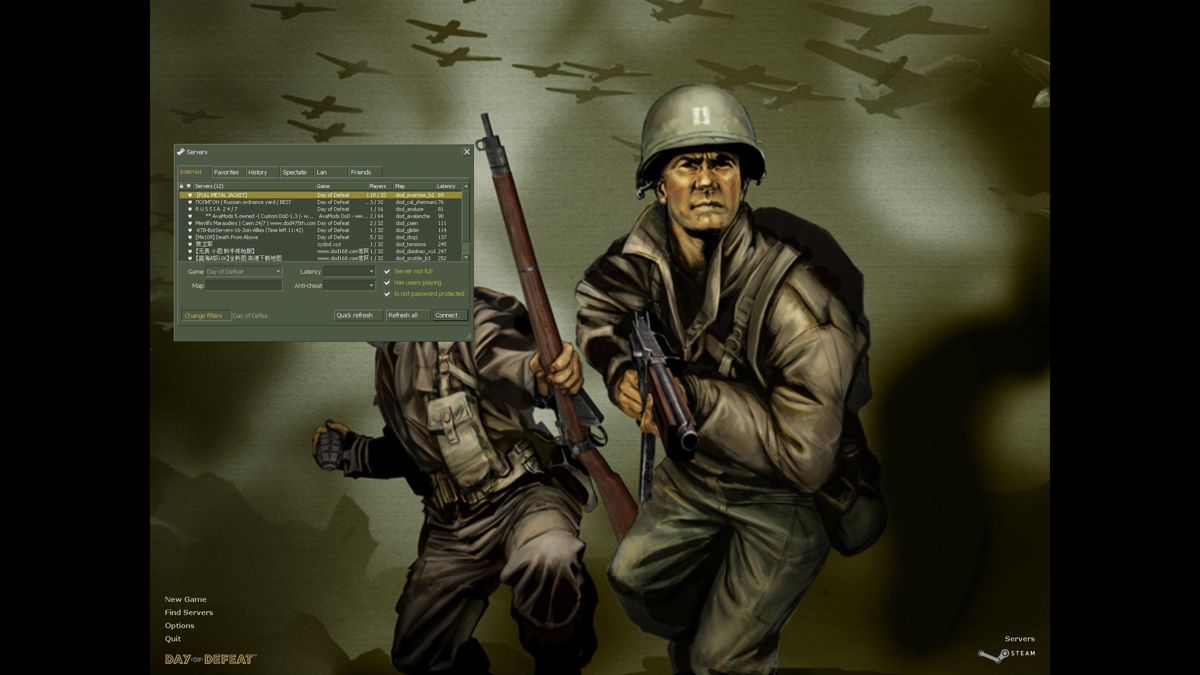 Day of Defeat Microsoft Windows PC CD-PC Gamez USA